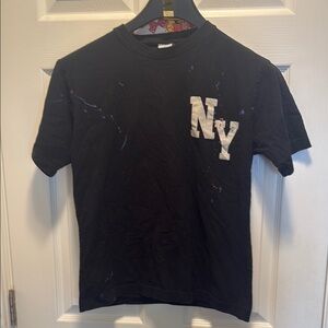 Zara Black NY Short Sleeve Tee